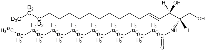 C16 Ceramide (d18:1(D7)/16:0(13C16))
