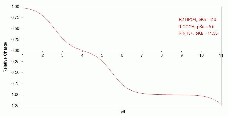 phosphatidyl serine relative charge graph